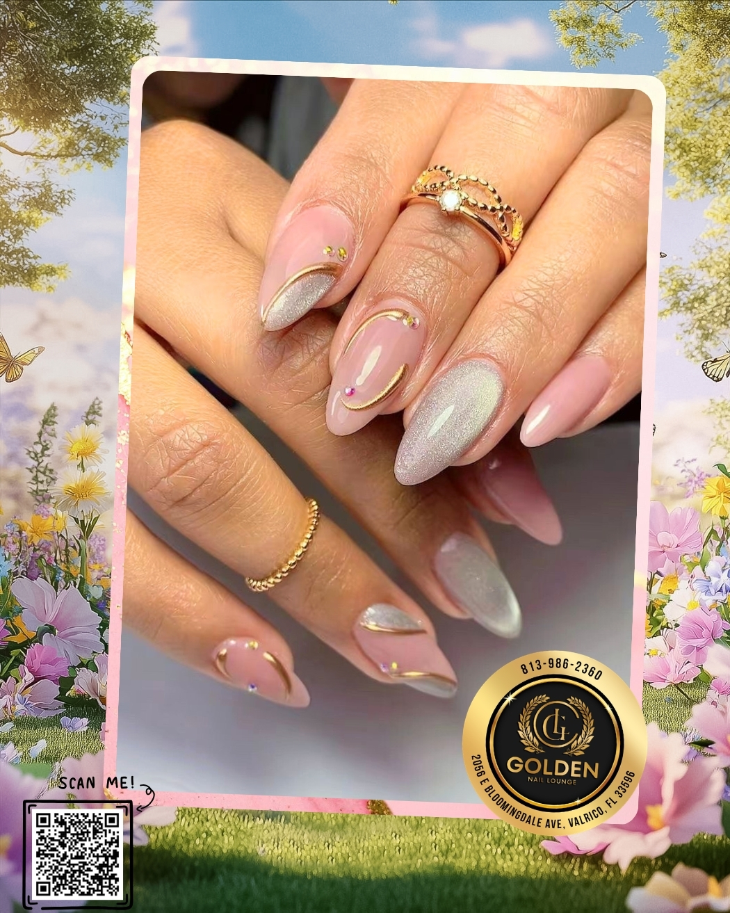 top nail art by Golden Nail Lounge
